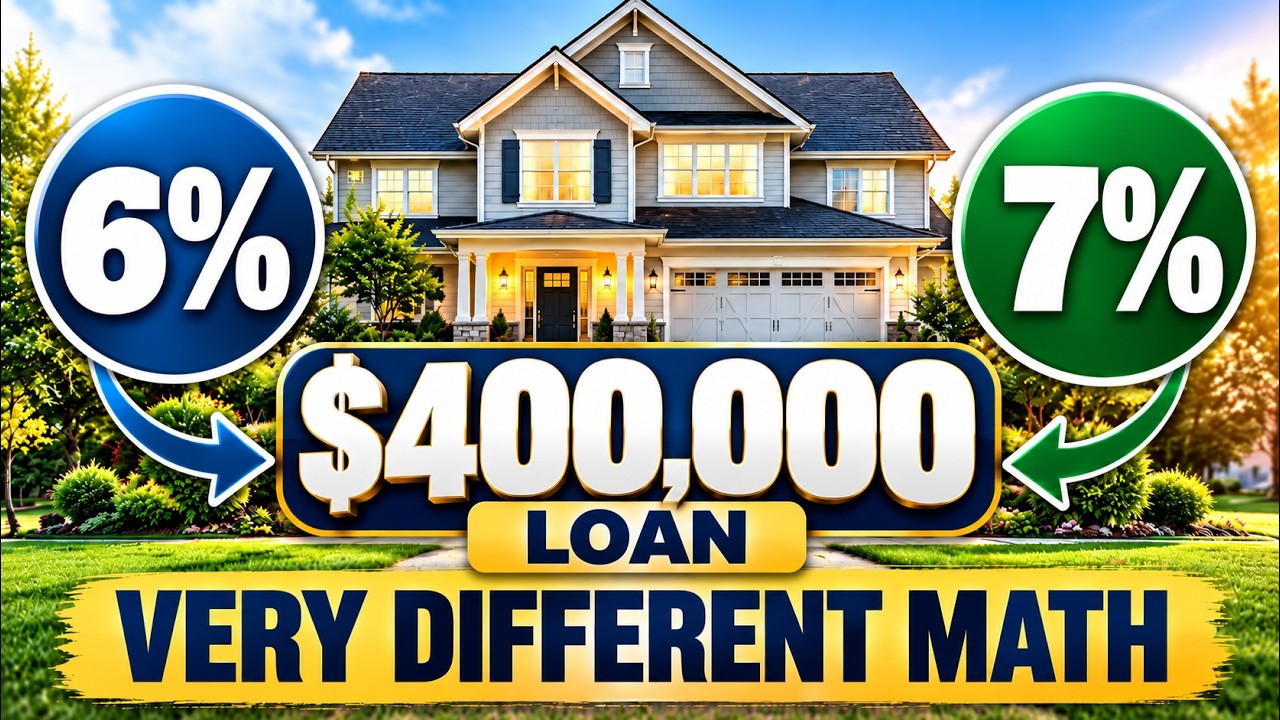 6% vs 7% Mortgage Rates: The Shocking Math on a $400k Loan