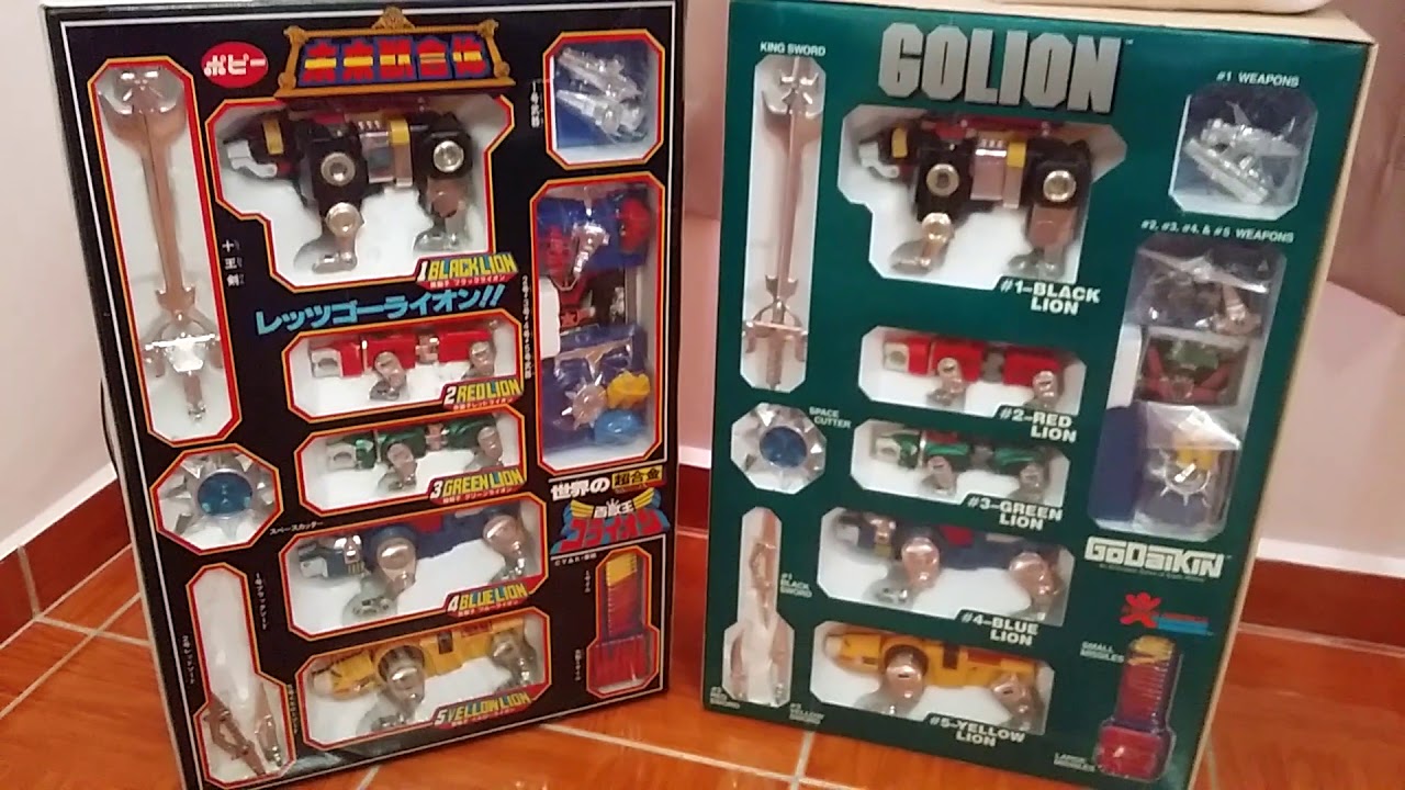 Before You Buy: POPY BEAST KING GOLION VS. BANDAI GOLION COMPARISON