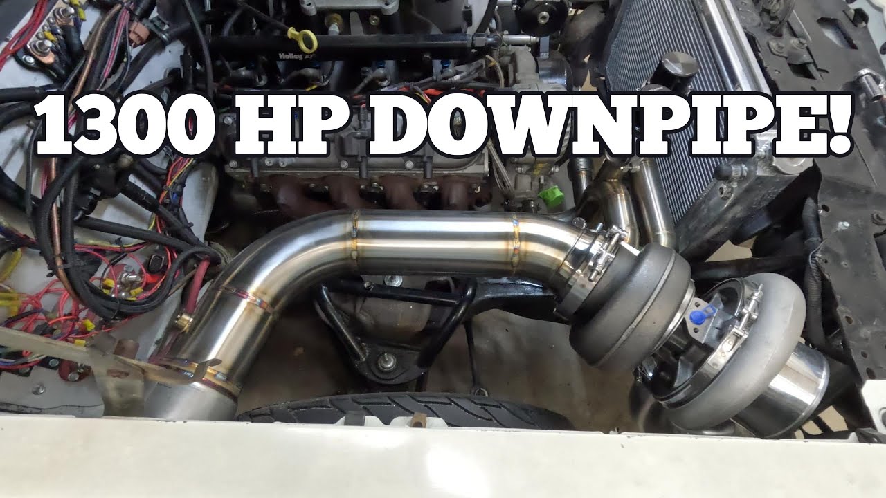 Building a Stainless Steel Downpipe for a 1300HP Turbo LS Beast!