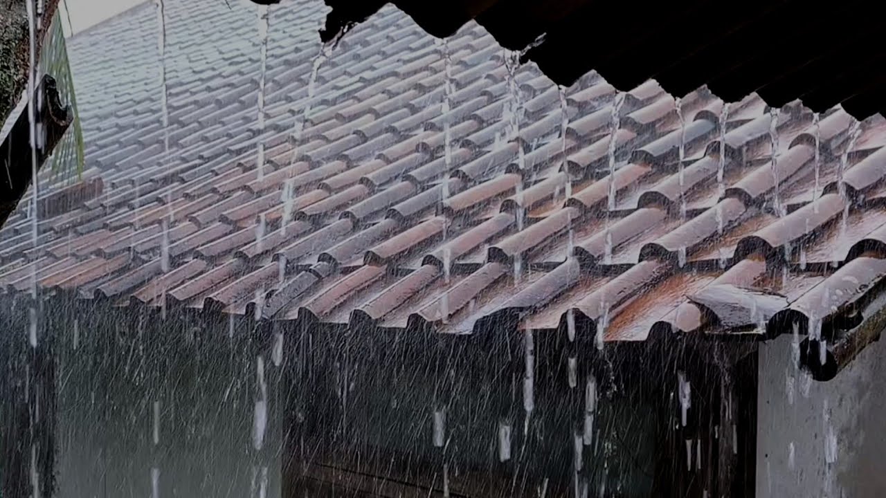 Heavy Rain and Thunderstorms Suitable for Sleep, Meditation, Insomnia, Sleep Therapy - Indorain