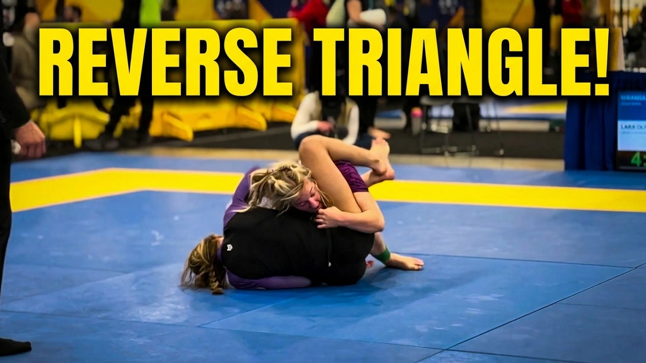 Insane Female Grappling Match - Reverse Triangle Choke