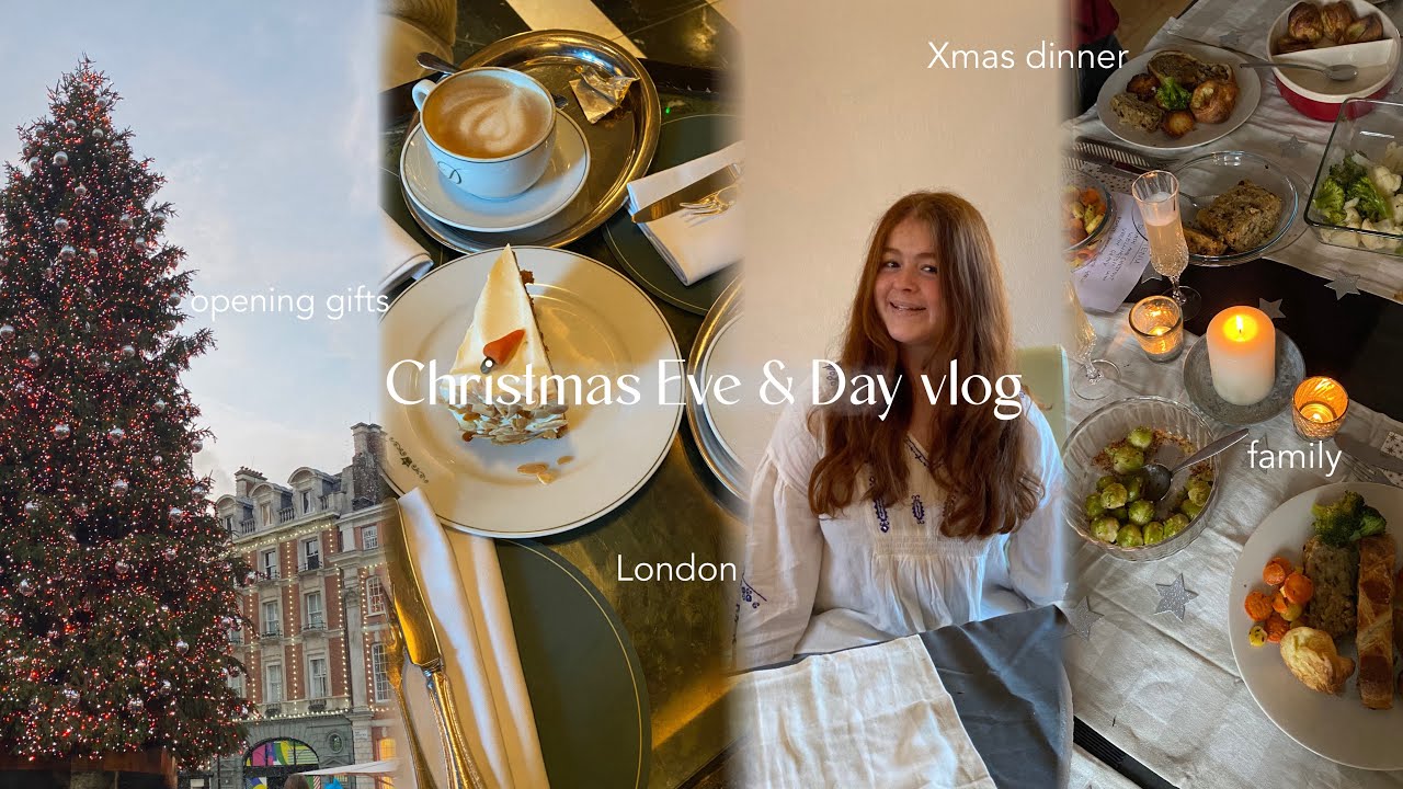 Christmas in London | Christmas Eve and Day vlog ☆
