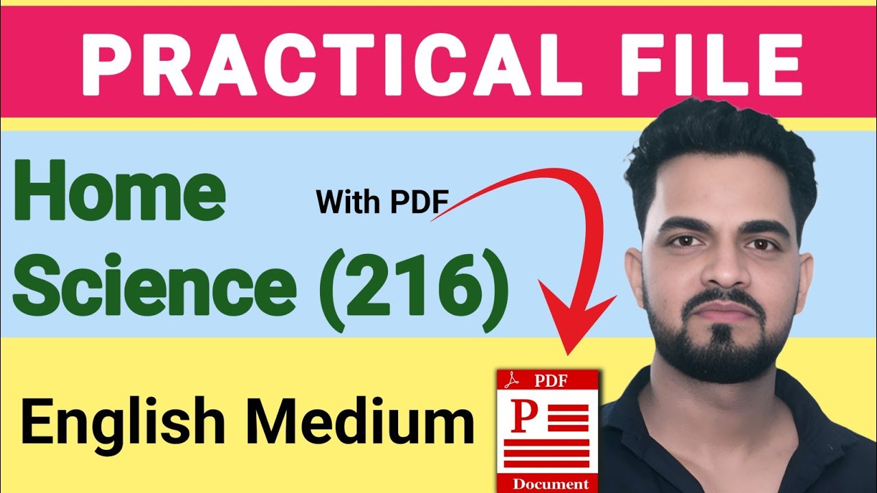 Nios Class 10th Home Science Practical File ||  Rsos Practical File