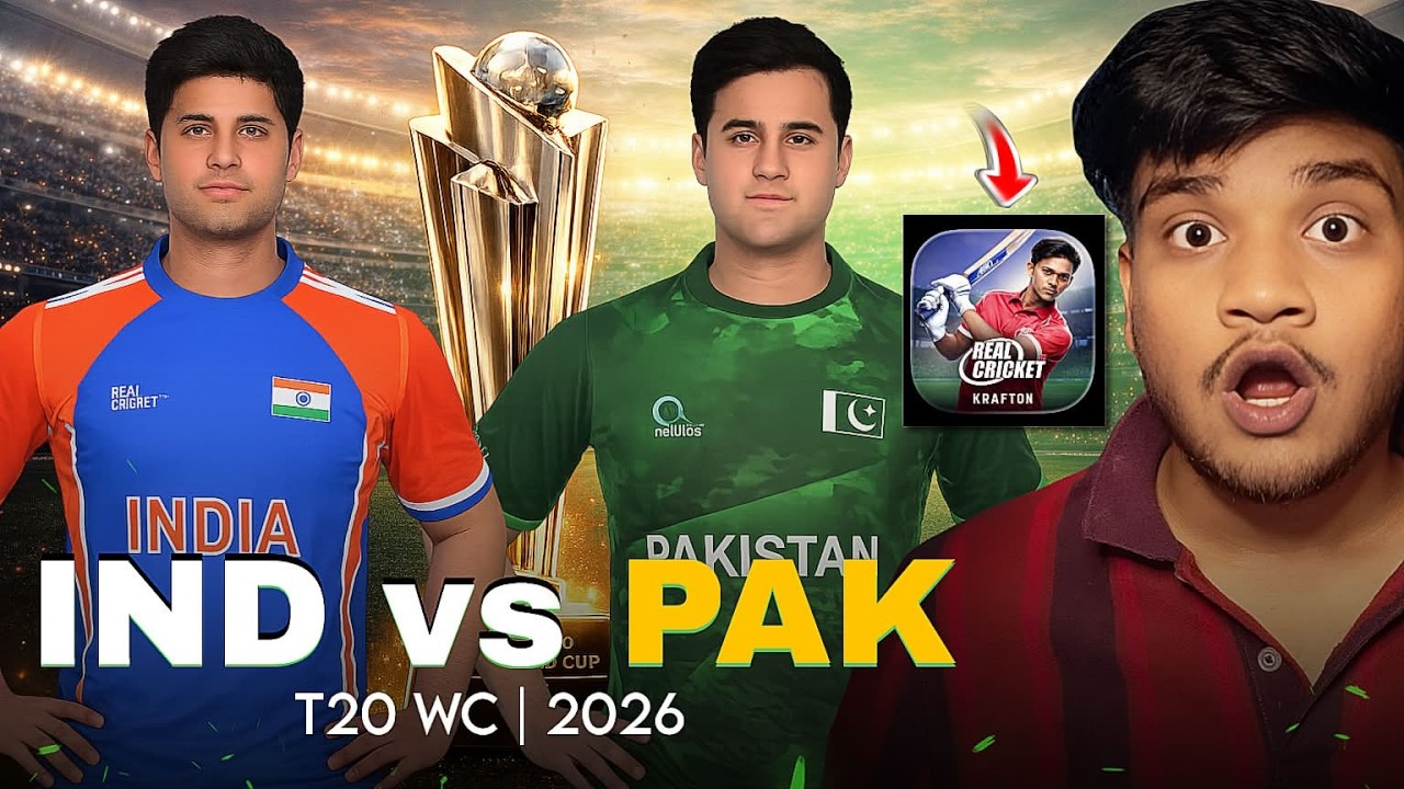 Mahaयुद्ध IND vs PAK T20 WC 2026 | Real Cricket