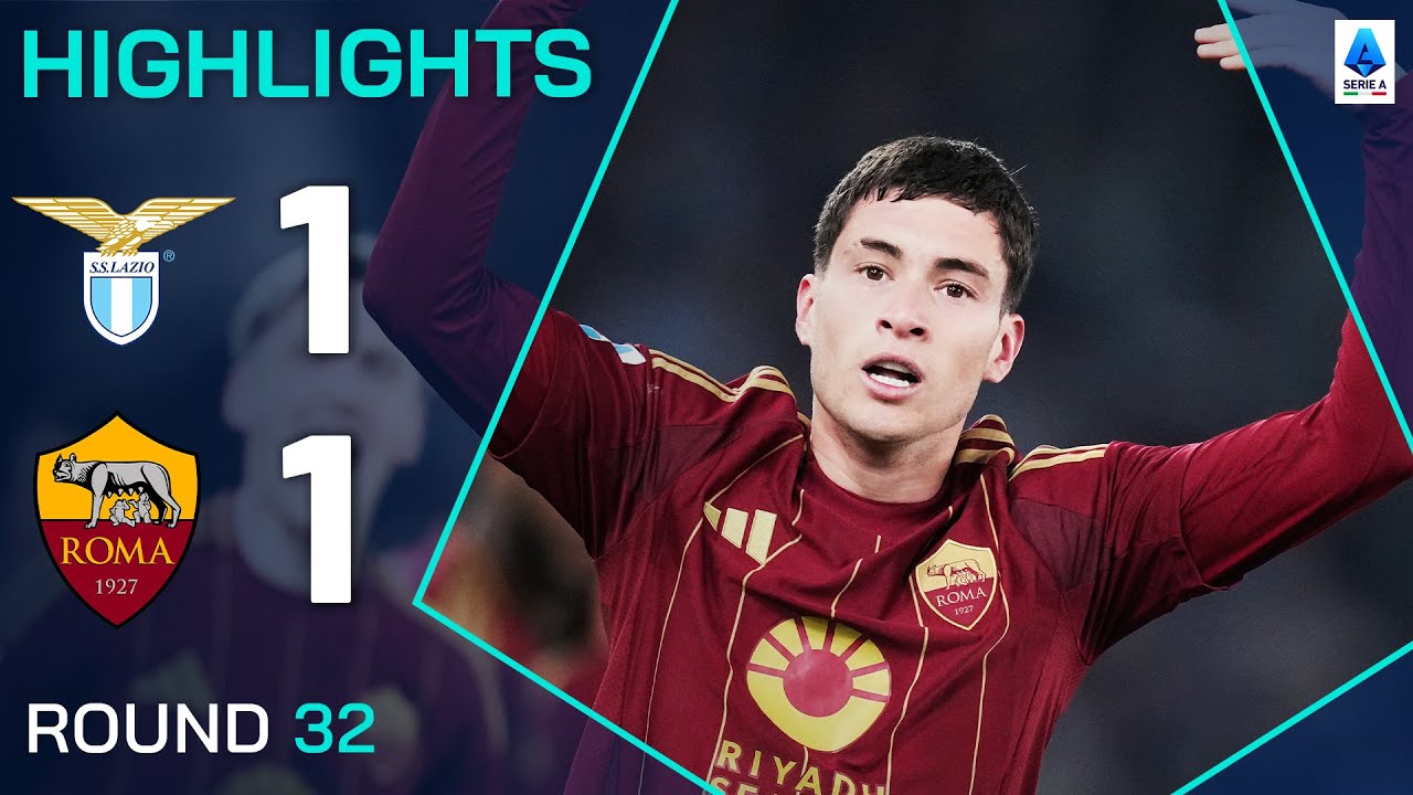 LAZIO-ROMA 1-1 | HIGHLIGHTS | Soul&egrave; Stunner Rescues Roma | Serie A 2024/25