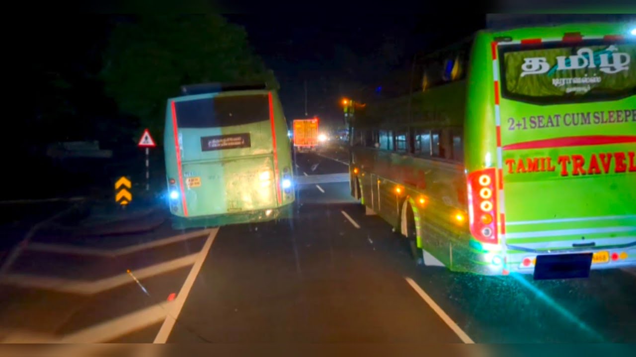 SETC வசந்தம் Overtook other buses on NH 3️⃣8️⃣ And 3️⃣2️⃣ #bus #overtake #viral #trending #nellai