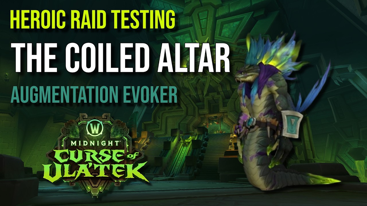 [PTR] HEROIC PREVIEW The Coiled Altar  - Venomous Abyss Raid Testing (Augmentation Evoker PoV)