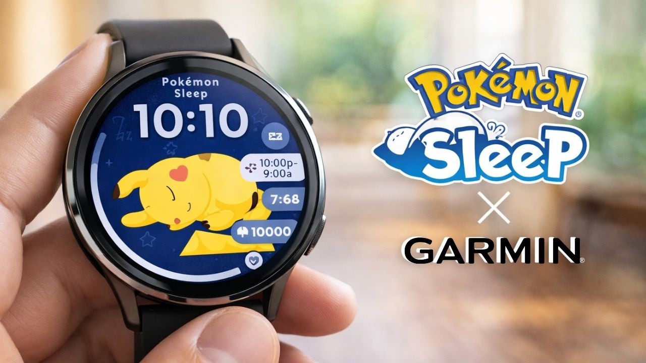 Теперь часы Garmin работают с Pokémon Sleep — это больше, чем просто тематический циферблат!