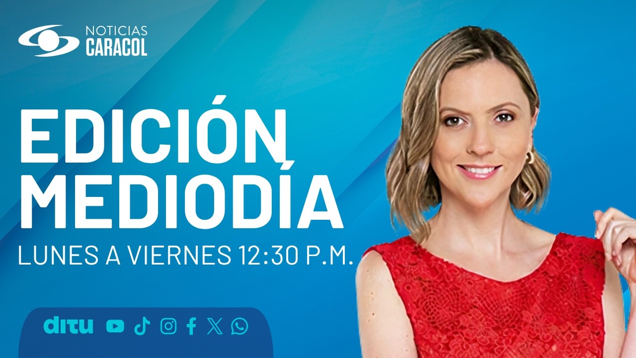 Noticias Caracol | Emisi&oacute;n del mediod&iacute;a (16 de abril de 2026)