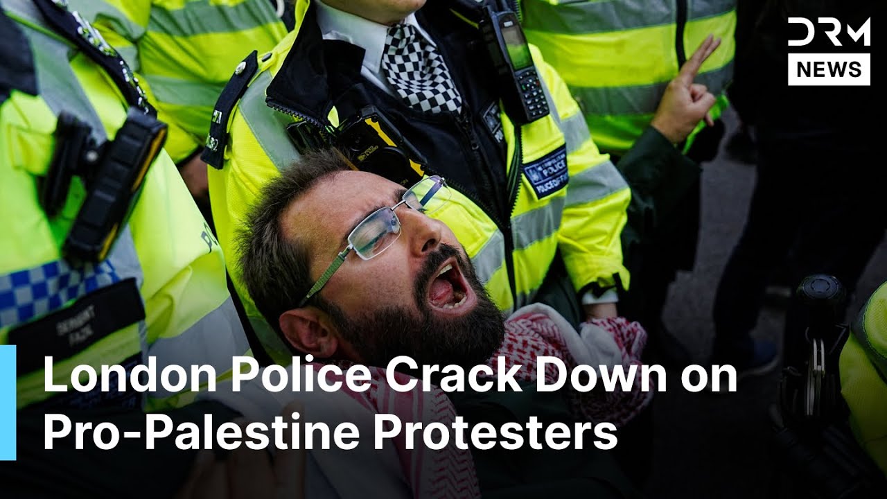 Chaotic Scenes: London Police Detain, Clash With Pro-Palestine Protesters | AC1G
