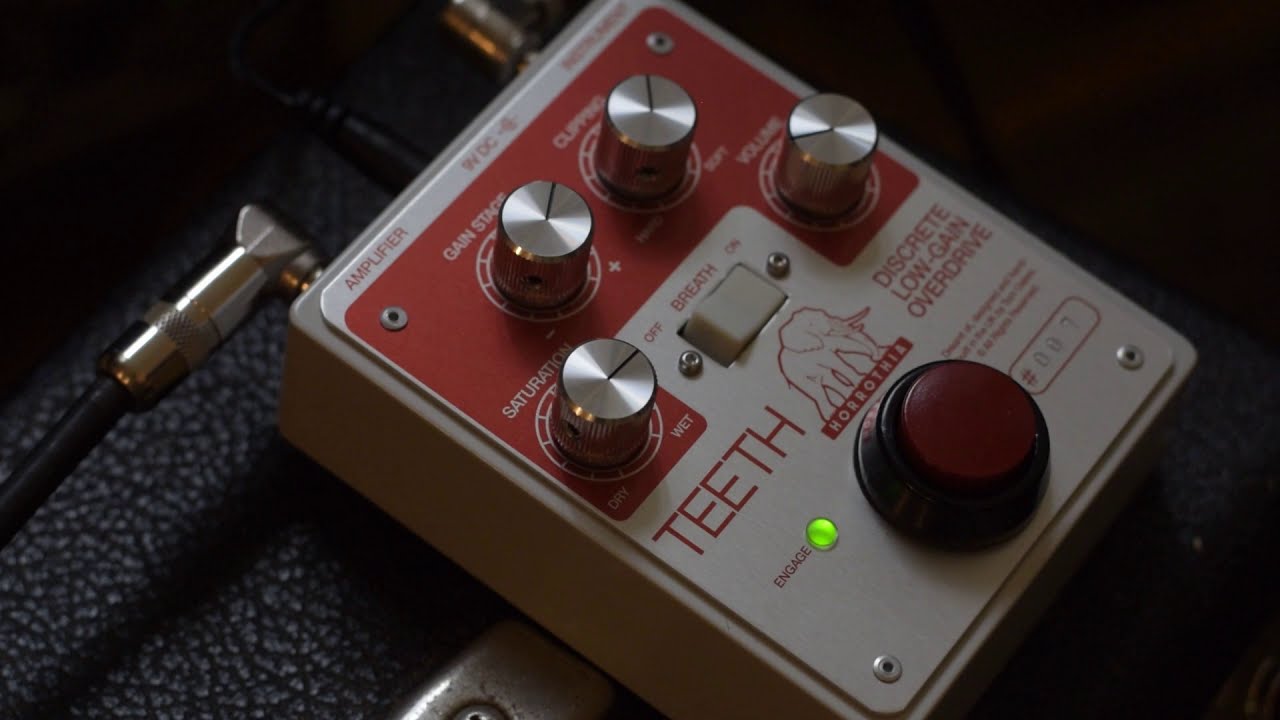 Horrothia FX TEETH Discrete Low-Gain Overdrive - Full Demo