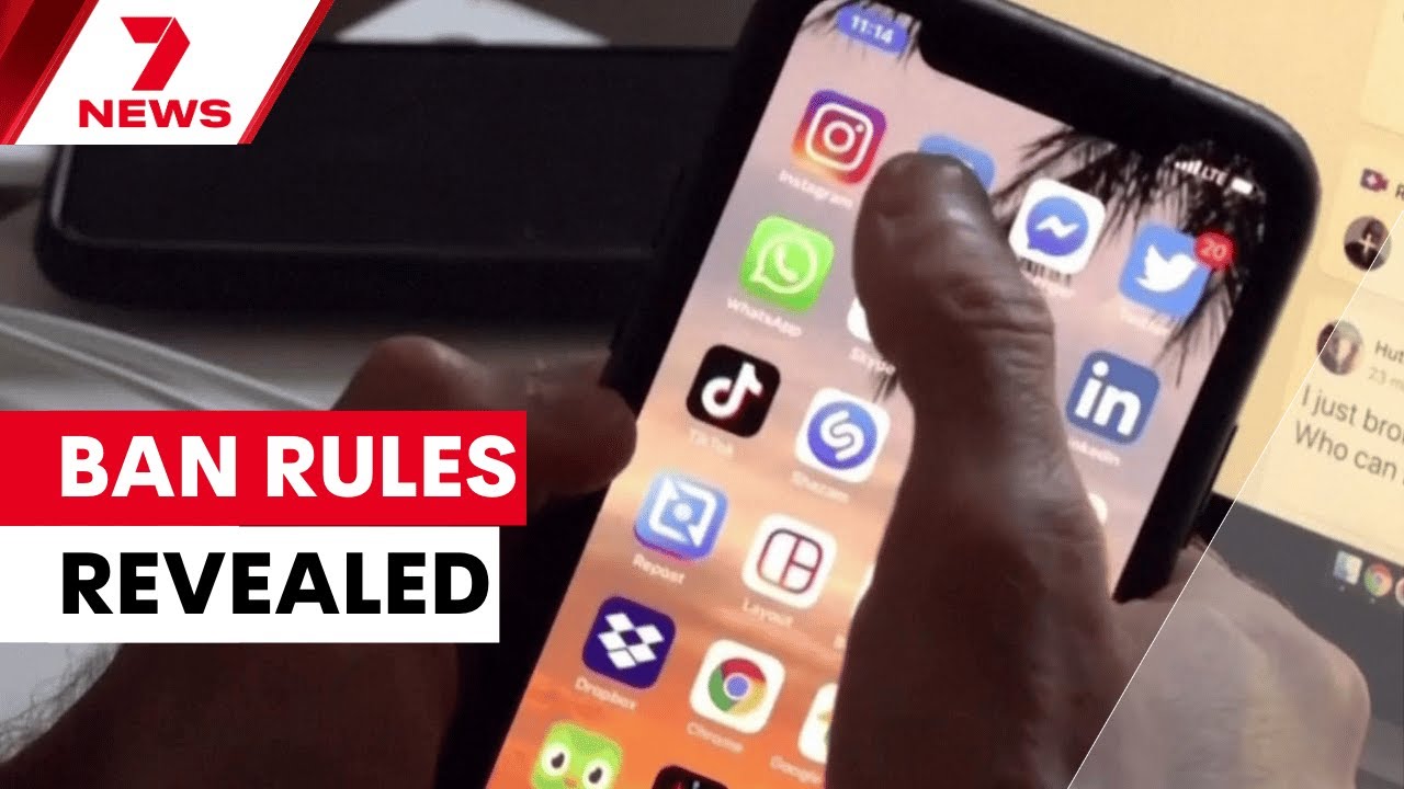 Social media ban: Albanese government lays out details of new laws for under 16s | 7NEWS
