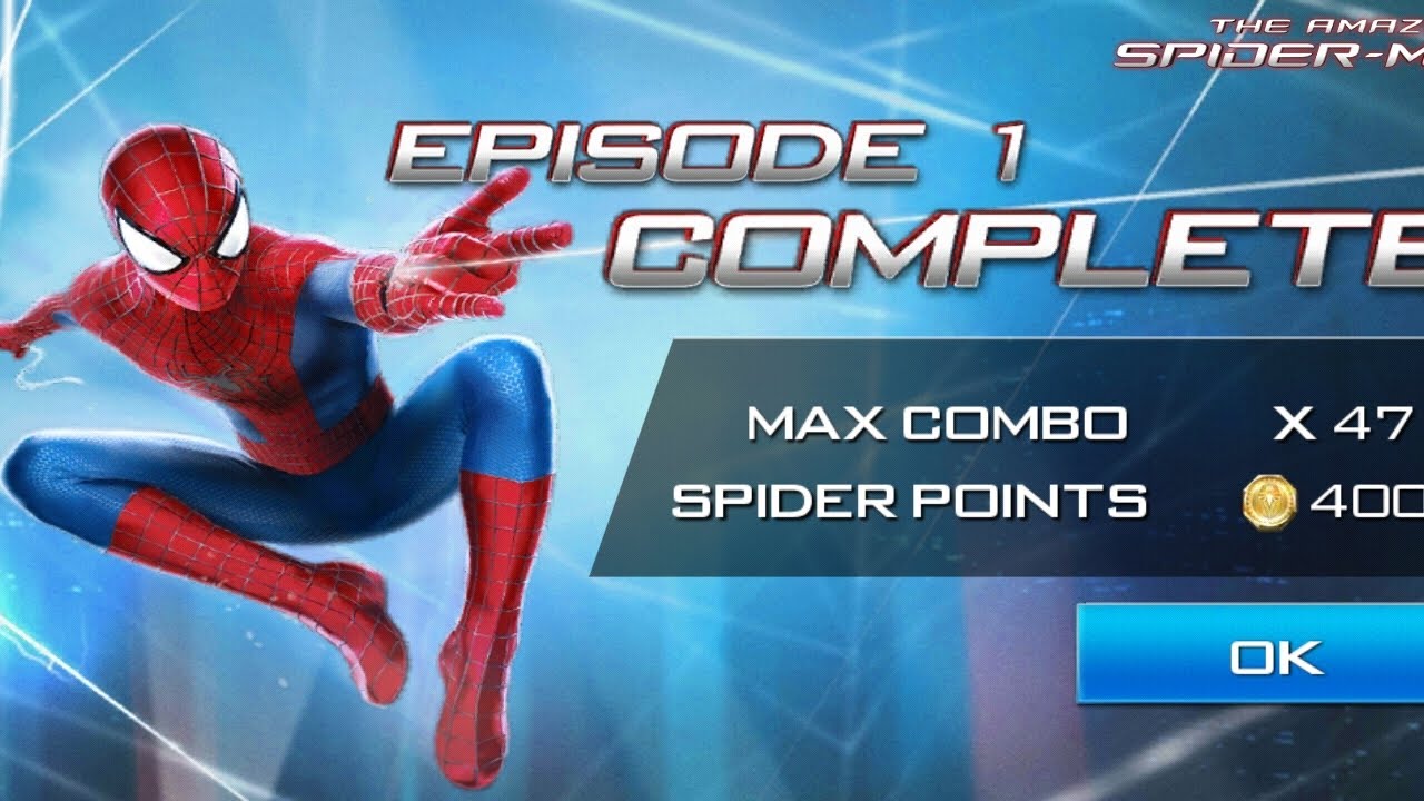 I complete The amazing Spider-Man 2 (mobile) mission 1 💯✅🕸️🎮 