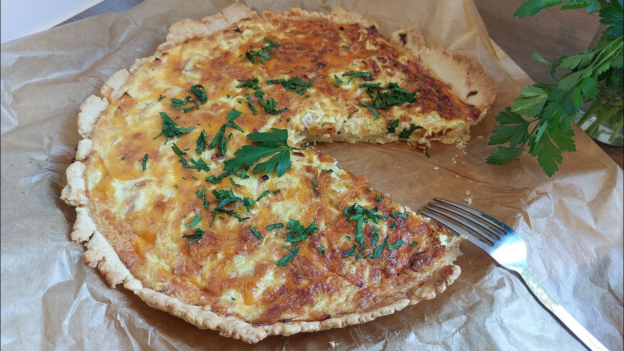 TARTA  z cukinią  *  Na  kruchym cieście  😍