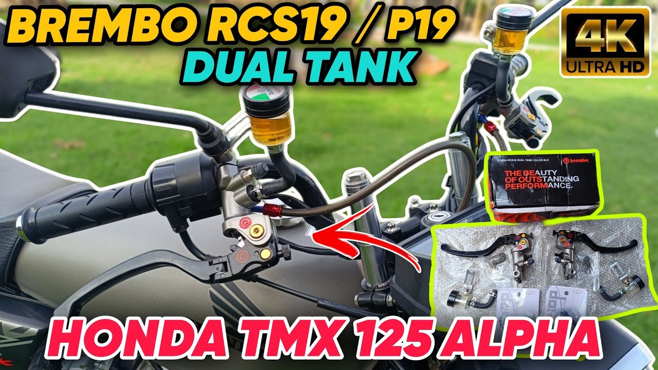 PAANO MAG INSTALL NG RCS19/P19 BREMBO BRAKE MASTER SA HONDA TMX 125 ALPHA - Full Tutorial Guide 