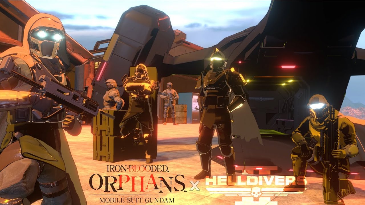 Raise Your Flag | Gundam:IBO OP Parody | Helldivers 2 Animation