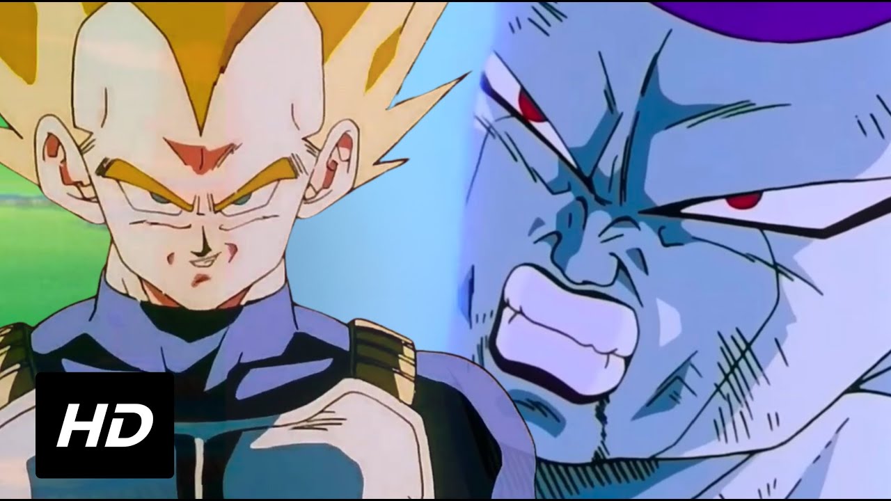 Морозильник VS Вегета. Вегета превращается в Супер Саяджина на Намеке. Dragon Ball Z