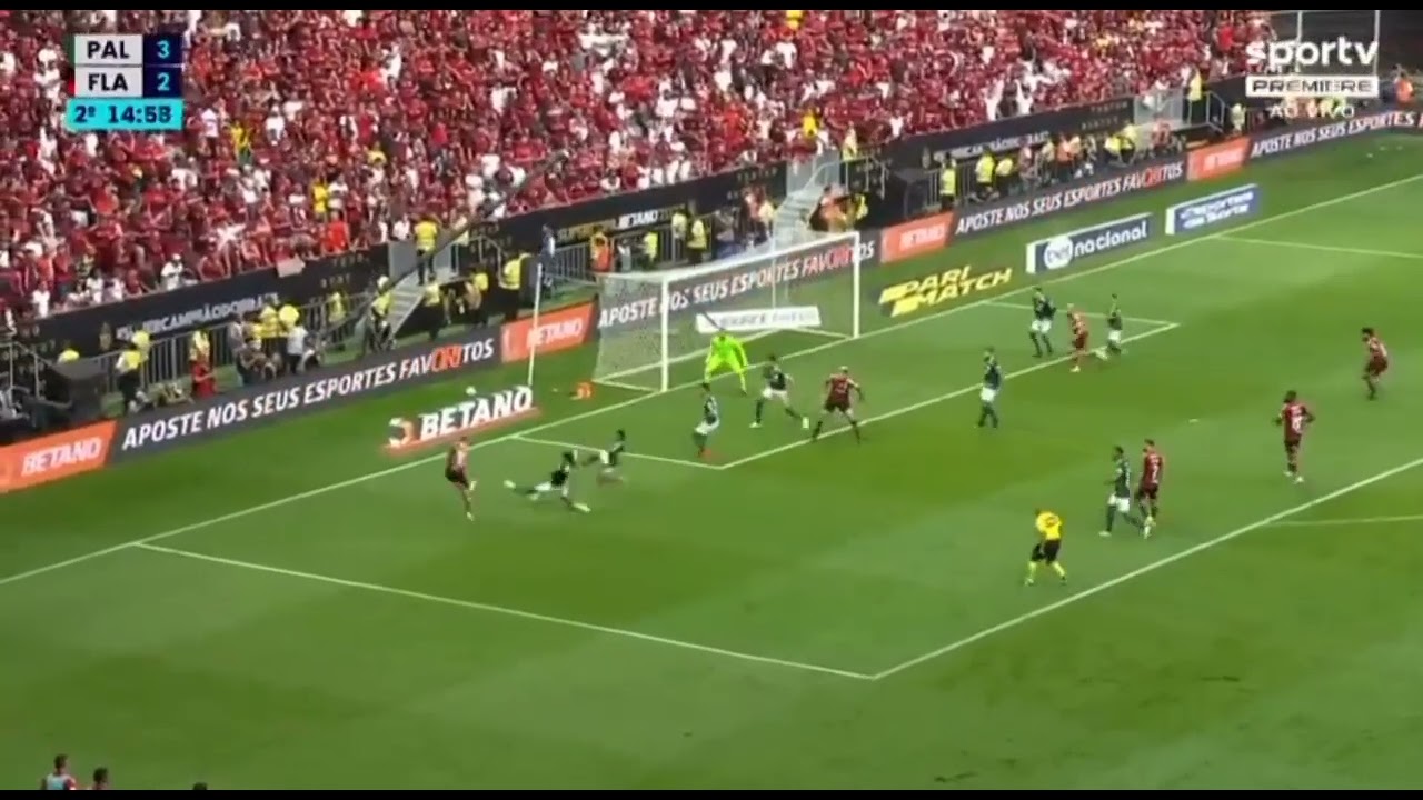Gol de Pedro Hoje - Palmeiras 3x3 Flamengo