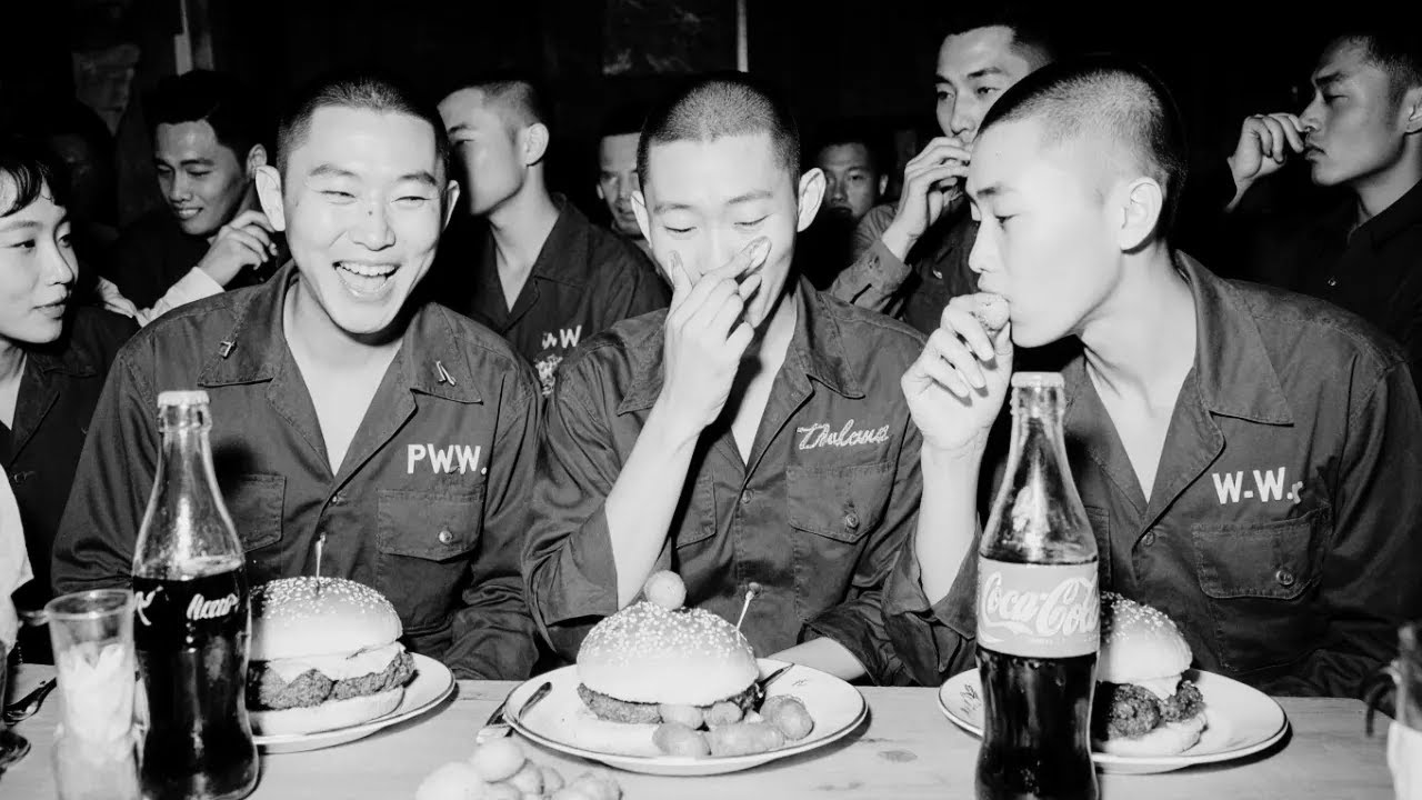 Prisioneros japoneses se derrumbaron tras probar hamburguesas y Coca-Cola en campos de EE. UU.