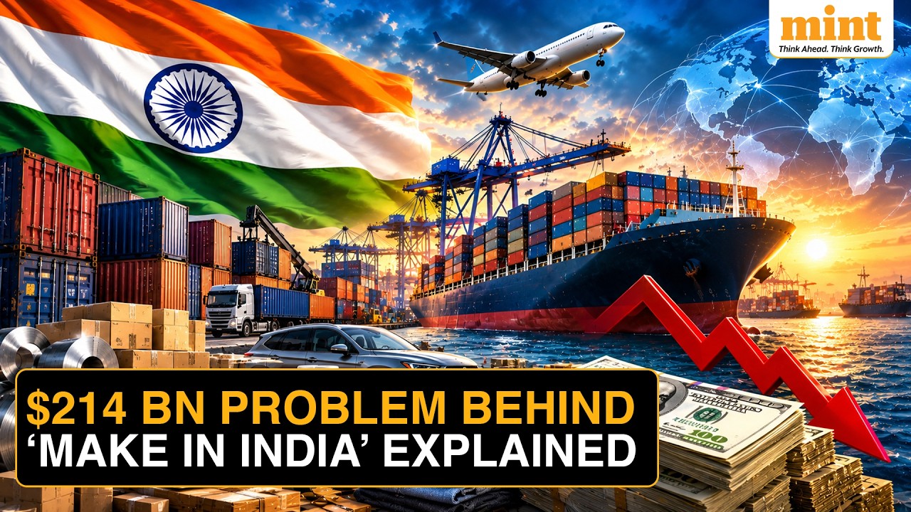 Make In India VS Made With Imports? India&rsquo;s $214 Billion Trade Deficit Problem Explained