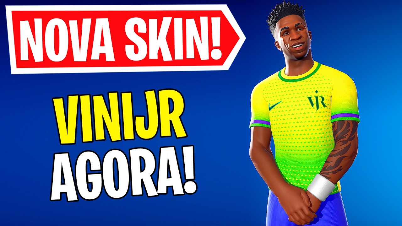 🔴 AGORA! SKIN DO VINIJR CHEGOU - FORTNITE AO VIVO