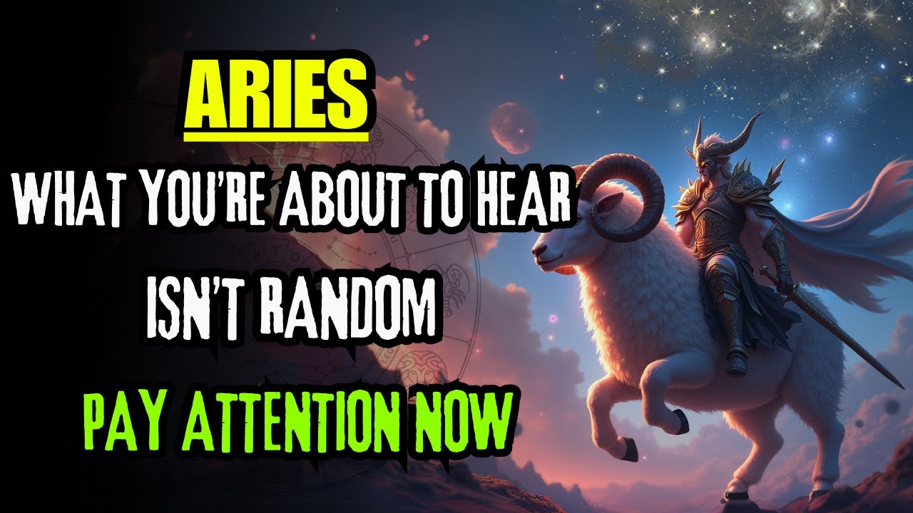 ARIES ♈ What You’re About To Hear Is No Accident — And You Must Pay Attention NOW