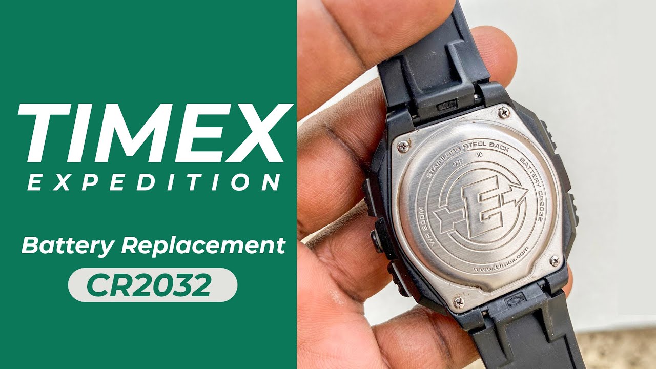 Timex Expedition (Shock) battery replacement