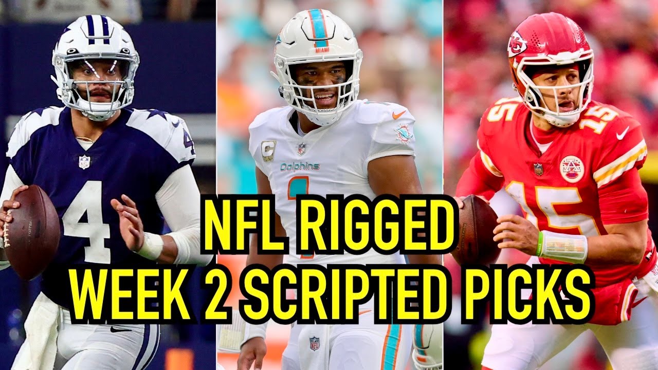 NFL WEEK 2 SCRIPTED PICKS