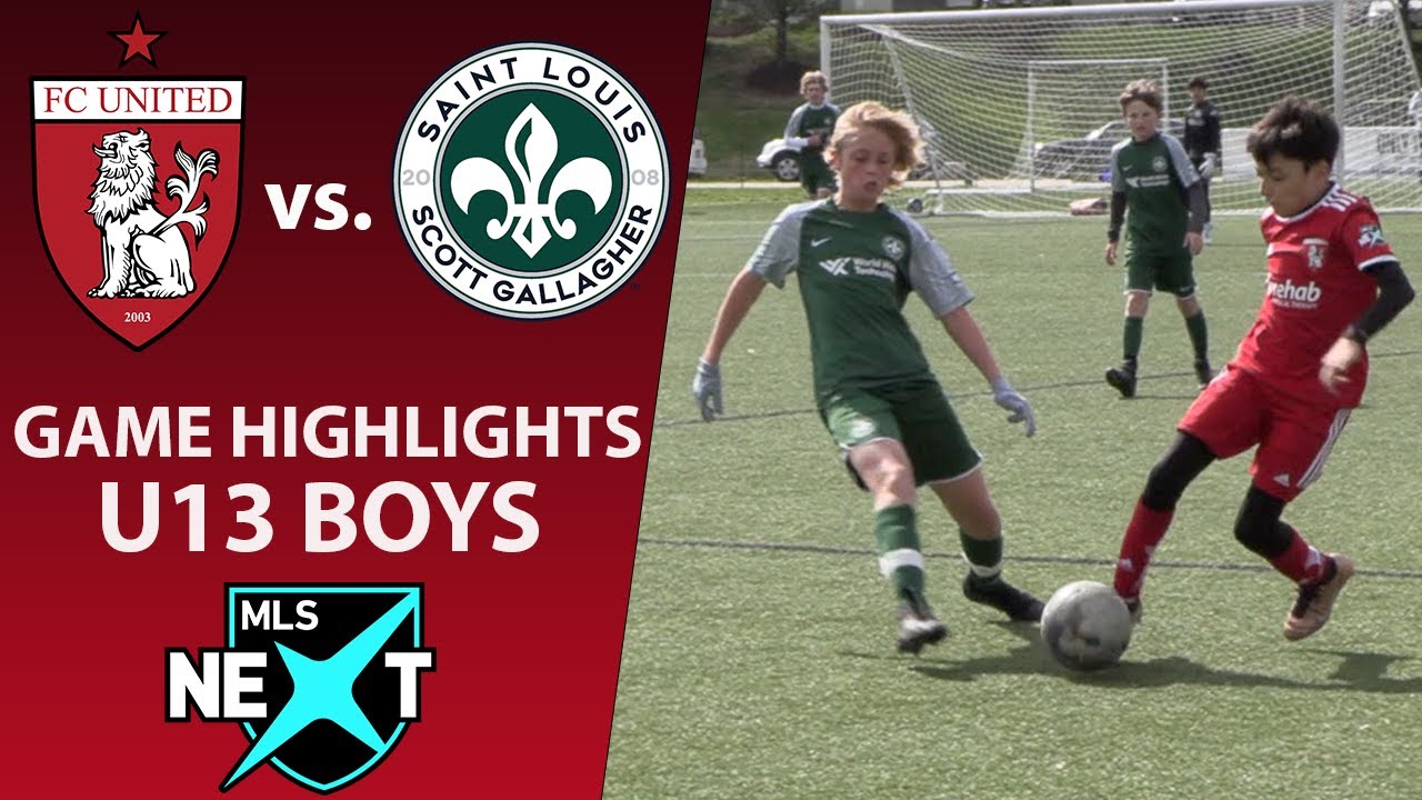 FC United vs. Saint Louis Scott Gallagher - U13 MLS Next Game Highlights [2023]