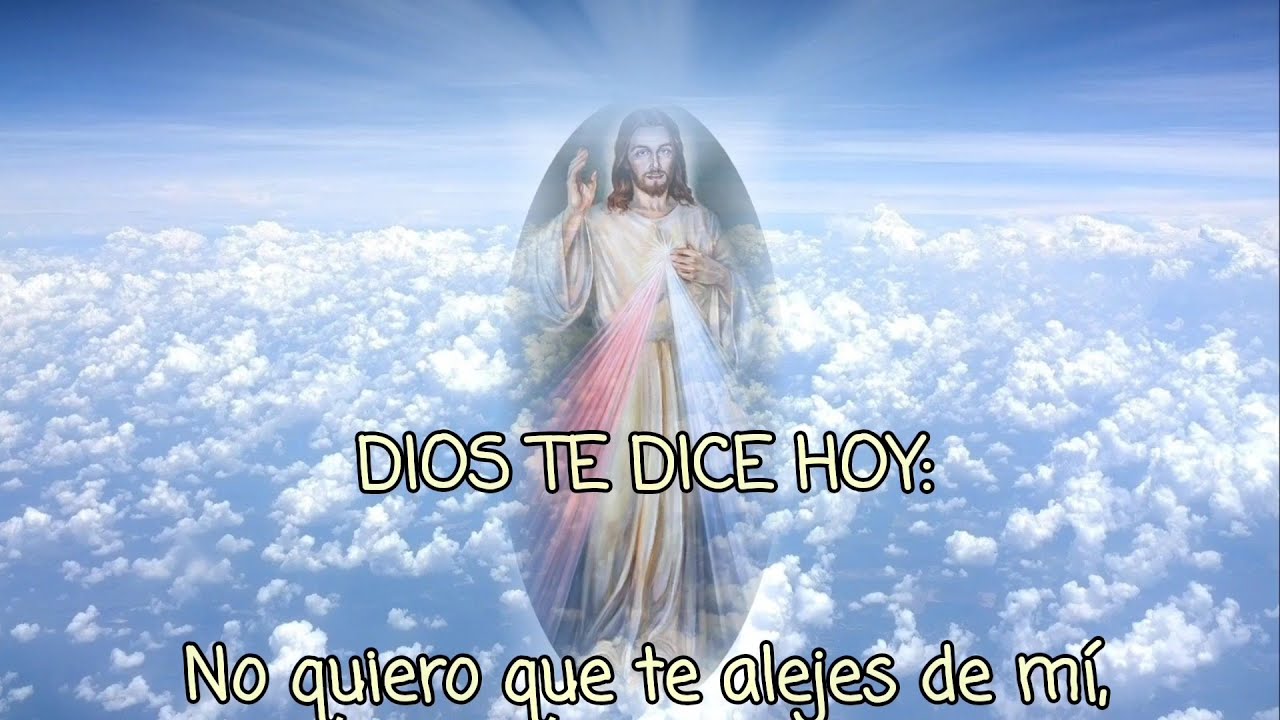 DIOS TE DICE: NO QUIERO QUE TE ALEJES DE MI