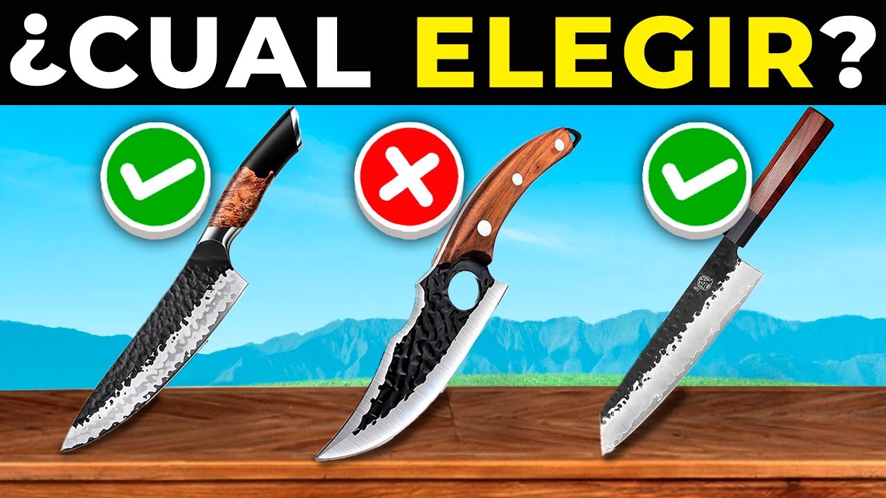😮 Los 5 MEJORES CUCHILLOS de COCINA en AMAZON 2025 | CUCHILLOS JAPONESES y PROFESIONALES