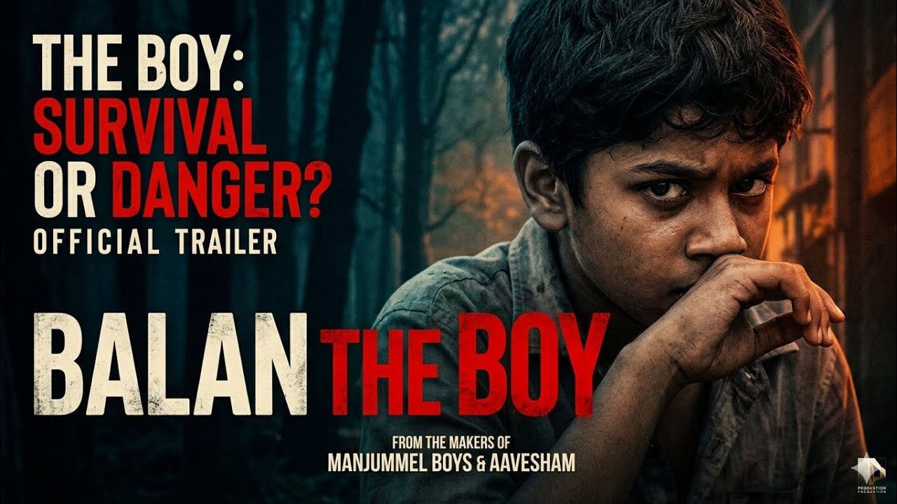 BALAN: THE BOY Official Trailer | Chidambaram | Jithu Madhavan | Sushin Shyam