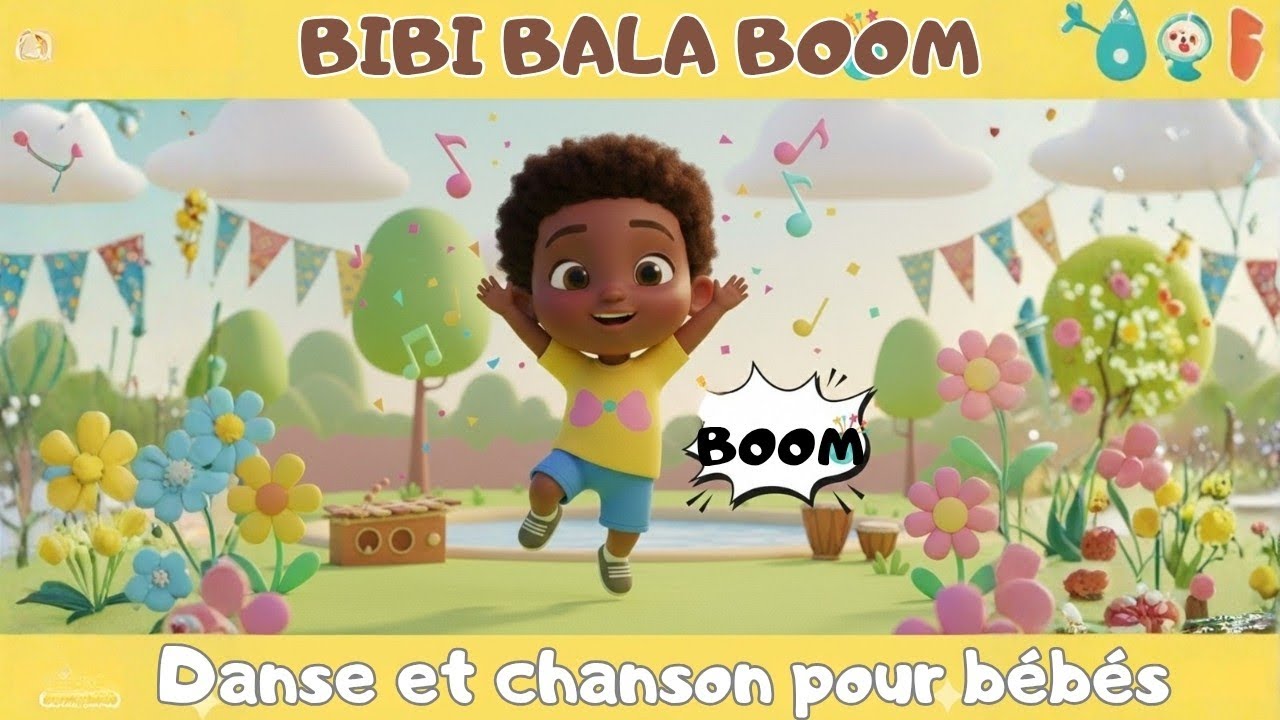 Bibi Bala Boom 🎉 | Comptine Enfant 3D | Danse & Fun pour Bébé