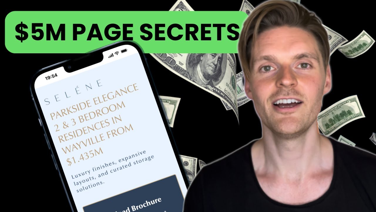 $5M High Ticket Landing Page - Step By Step Breakdown [Real Client Data & Account]