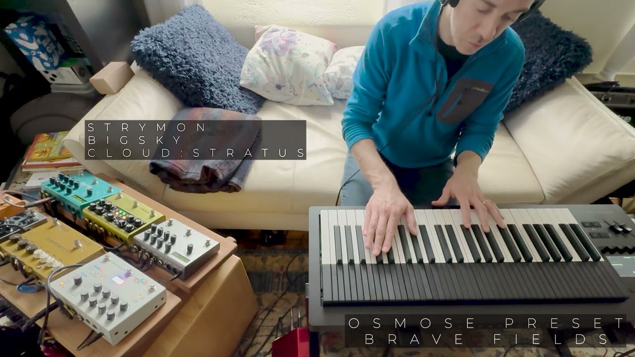 Expressive E Osmose with Strymon & Microcosm Pedals - Timeline, Volante, & BigSky!