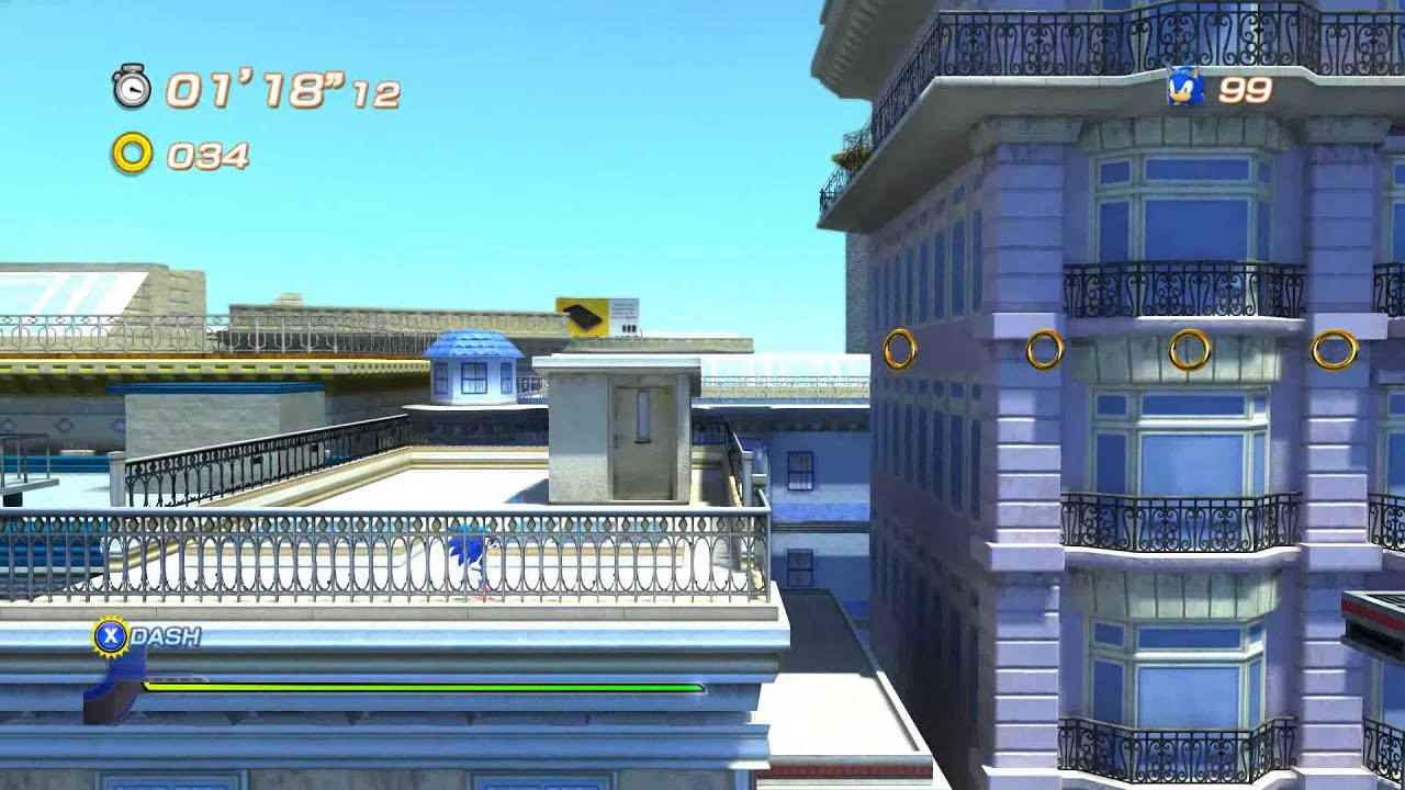 Sonic Generations Mod: Sonic Free Riders Sonic
