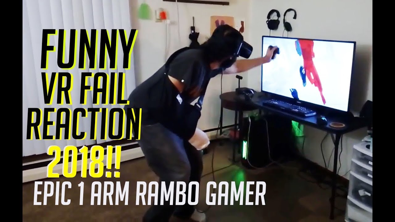 FUNNY VIRTUAL REALITY FAIL/REACTIONS 2018!! FUNNY VR REACTIONS