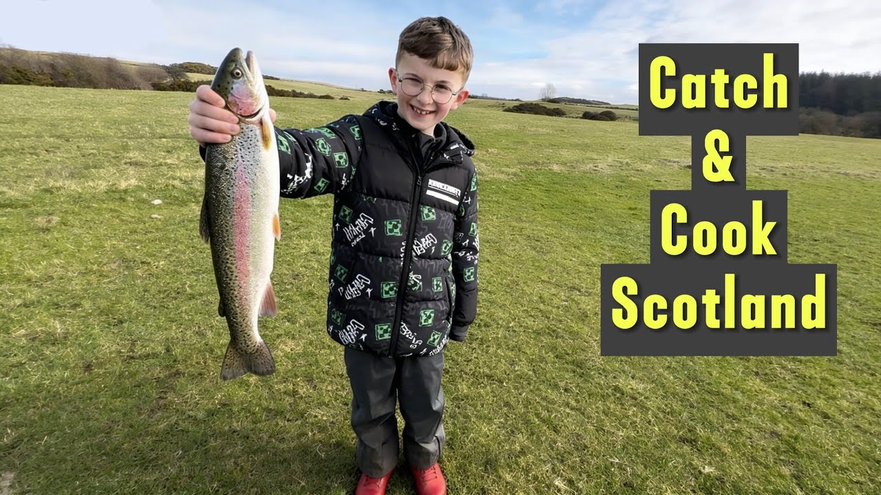 Can We Catch Our Dinner? Father & Son Trout Fishing Scotland