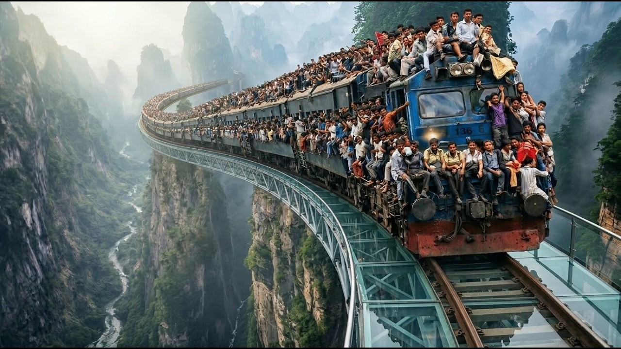 IMPOSSIBLE RAILWAYS | World&rsquo;s Deadliest Railway Lines You Have to See to Believe | 4K
