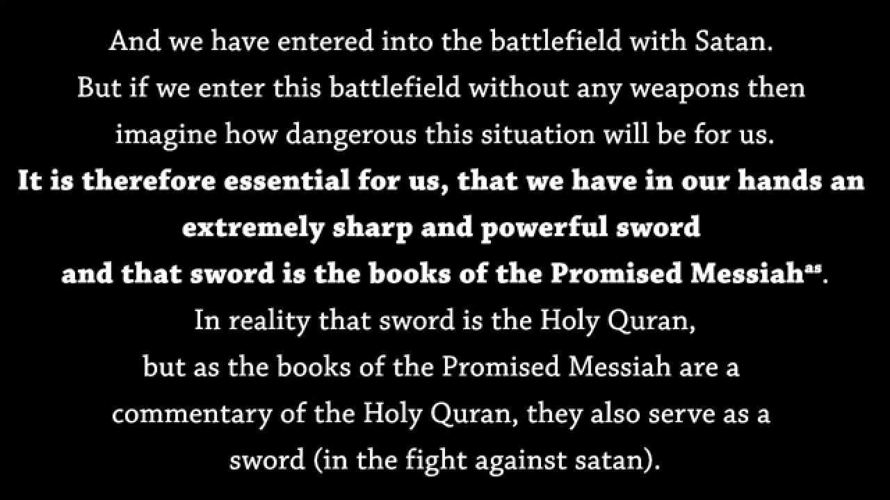 Hazrat Musleh Maud (ra) on the importance of reading the books of the Promised Messiah
