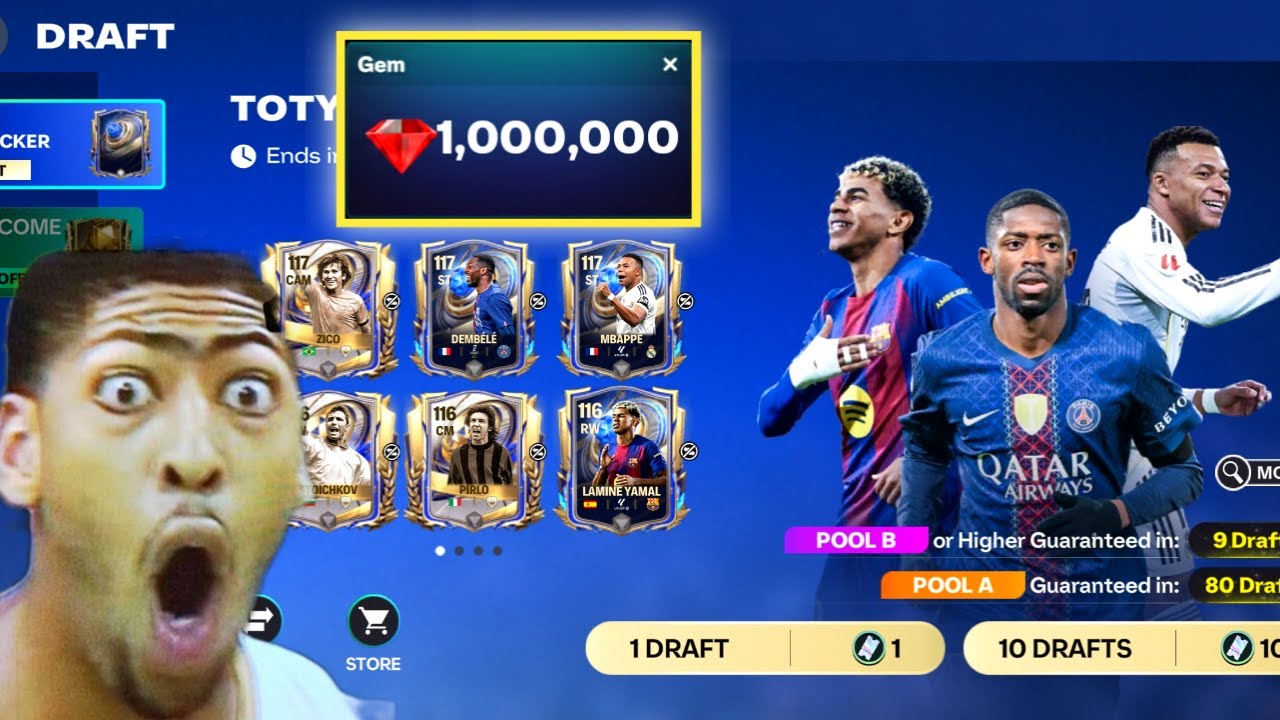 I Spent 1 Million Gems On 30 Different Accounts To Open TOTY Packs! And Here's The Results...