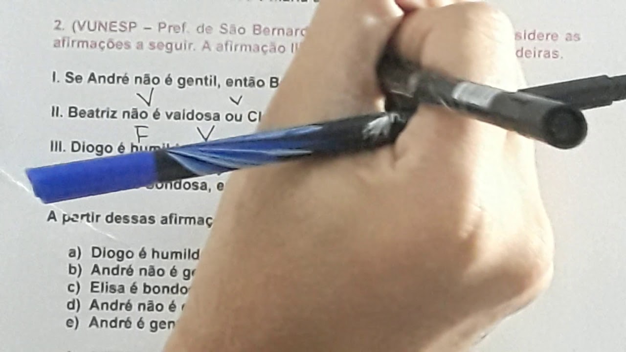 Raciocínio Lógico #07 - Resolução de 3 questões - Implicação Lógica