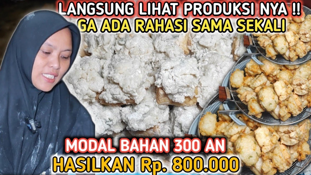 LANGSUNG LIHAT KE PRODUKSINYA ‼️MODAL BAHAN 300 JADI 800 2 JAM  LUDES USAHA CUMA 1 JENIS