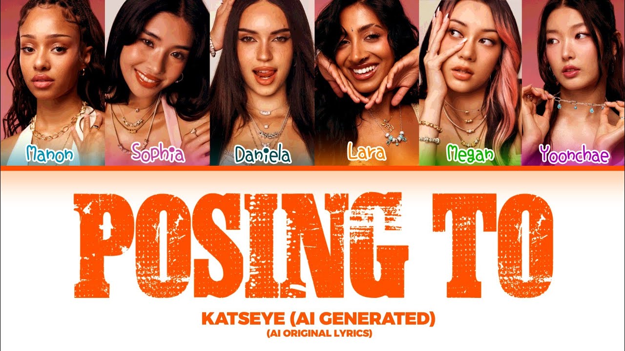 [AI ORIGINAL] KATSEYE (캣츠아이) - 'Posing To' Lyrics (Colour Coded Lyrics)