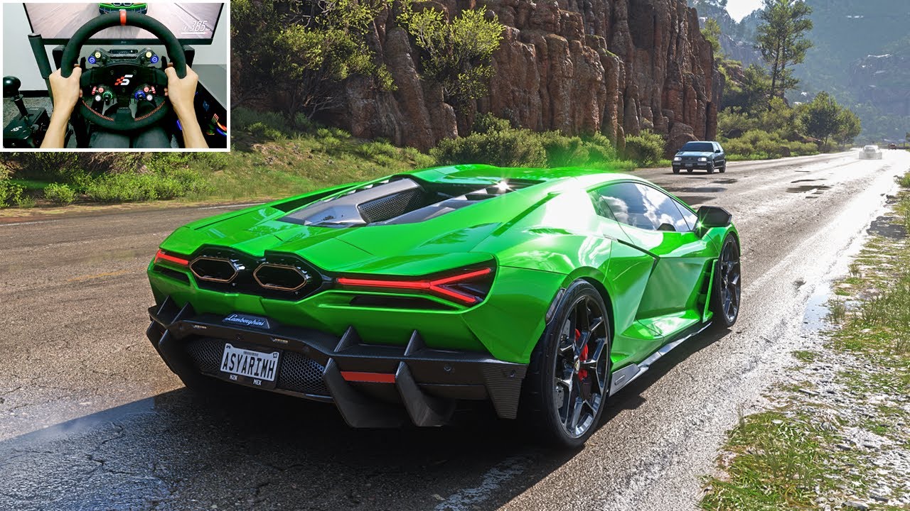 1000HP Lamborghini Revuelto - Forza Horizon 5 | Simagic Alpha Ultimate gameplay