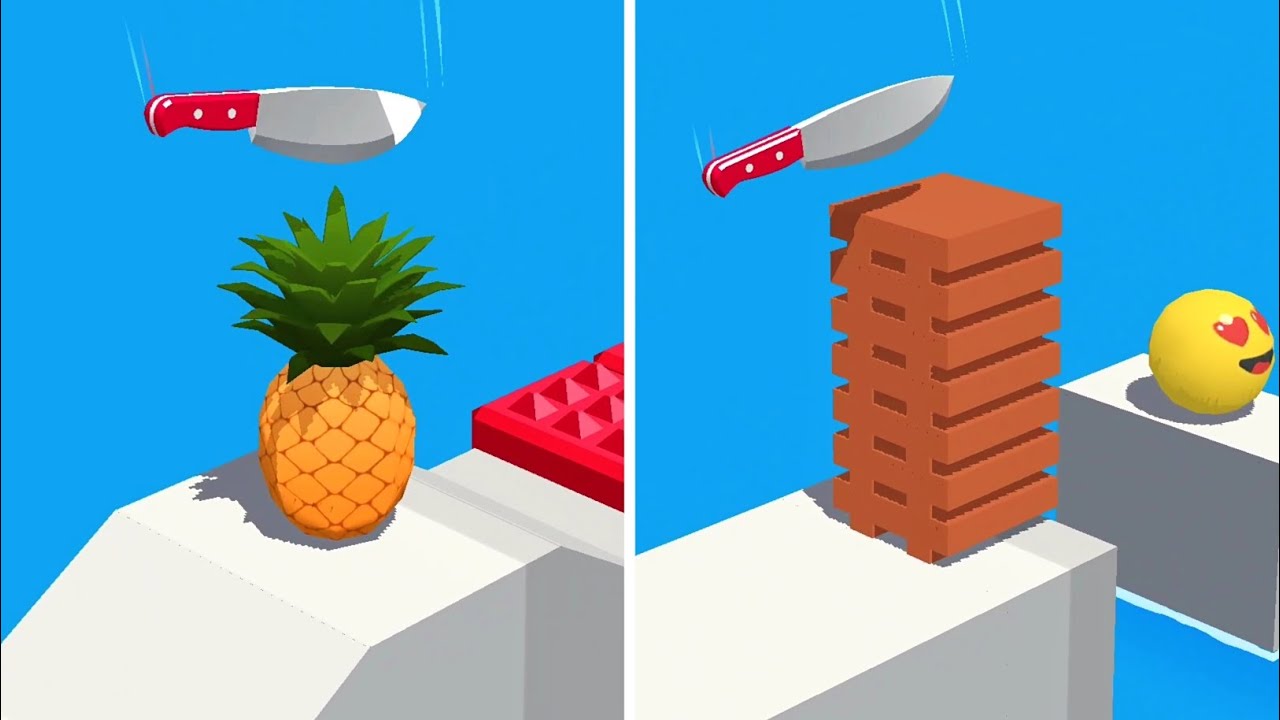 Slice It All Gameplay! Satisfying and Relaxing ASMR Slicing Video