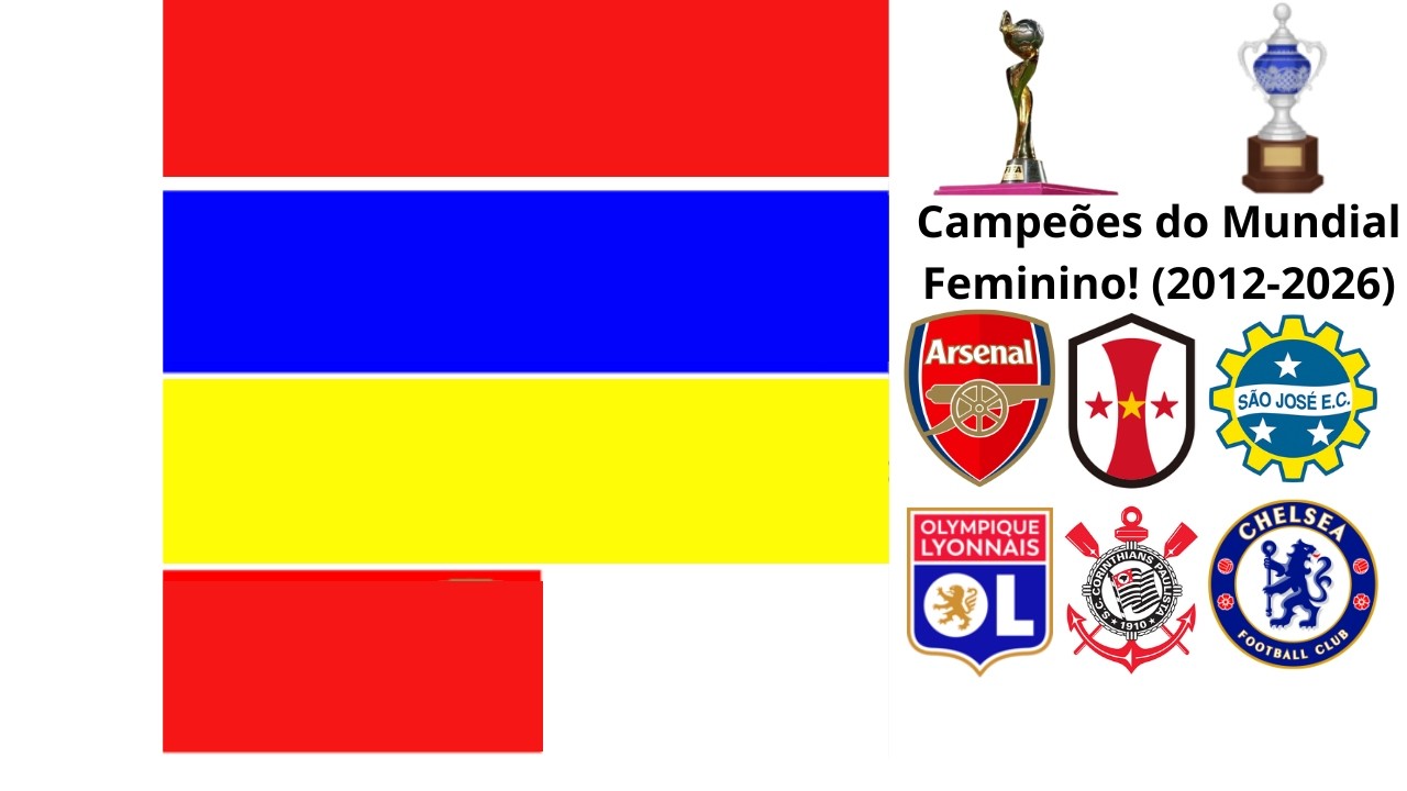 Campeões do Mundial Feminino! (2012-2026)