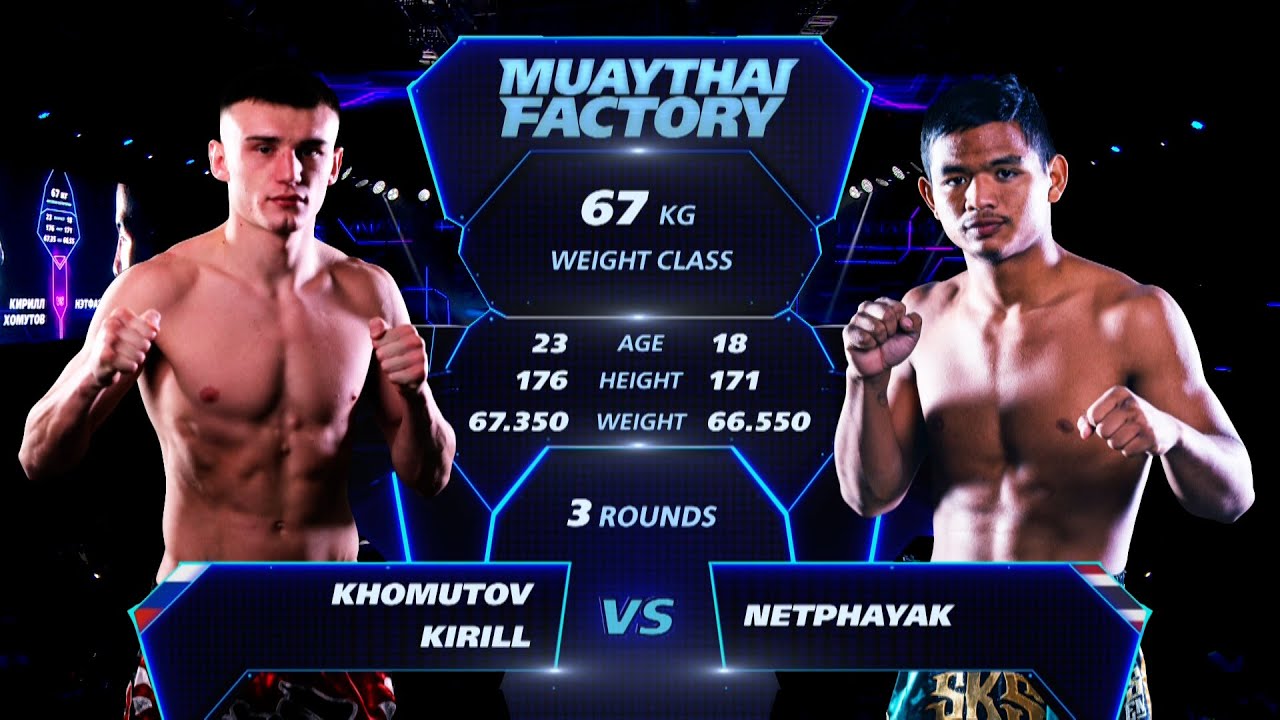 Muaythai Factory Кемерово 05.02.22 Хомутов Кирилл vs Netphayak