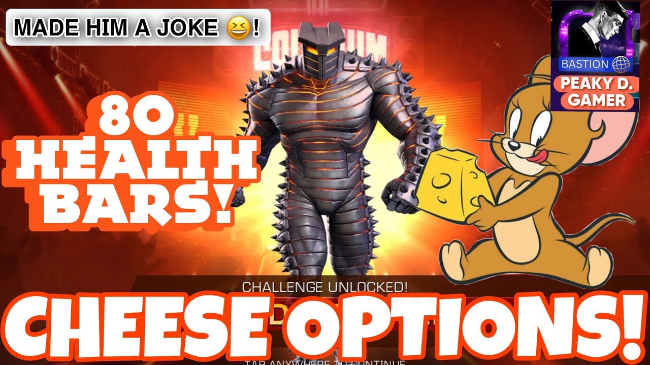  HOW TO FARM 80 HEALTH BARS ON DESTROYER FAST | CHEESE OPTION 🧀 | MCOC I 
