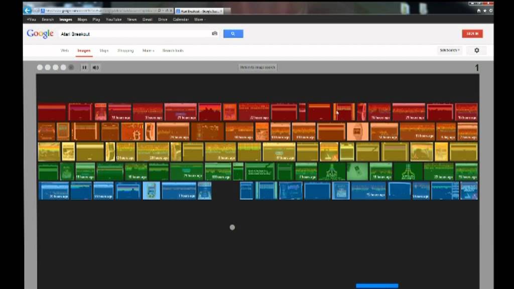 Atari Breakout Game Online Tutorial - Atari Google Breakout - How To Play Atari Breakout